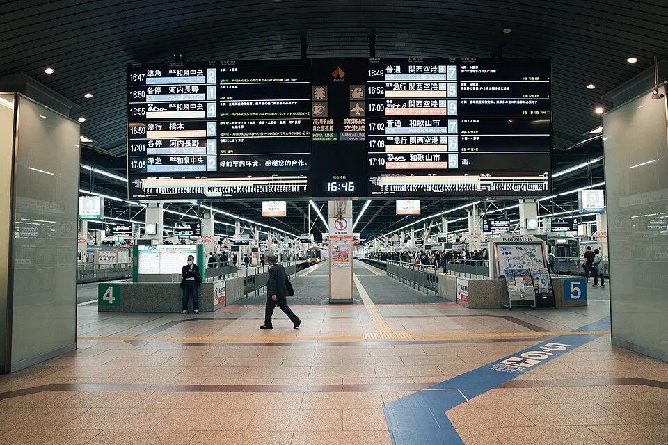 Namba station wayfinding