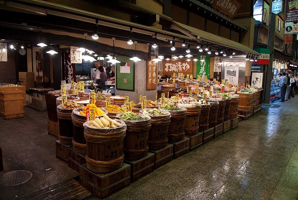 Tsukemono shop by collinox in Nishiki Ichiba, Kyoto