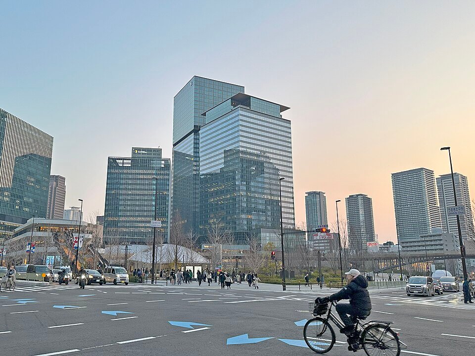 Grand Green Osaka and its park in March 2025
