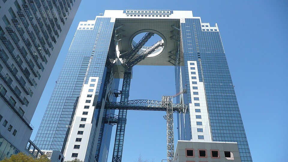 Architecture of Umeda Sky Building in Osaka
