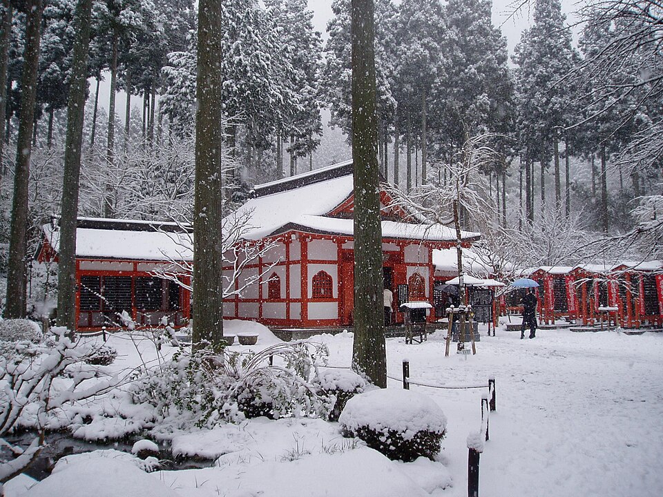 Sanzenin in snow · photograph from 2008